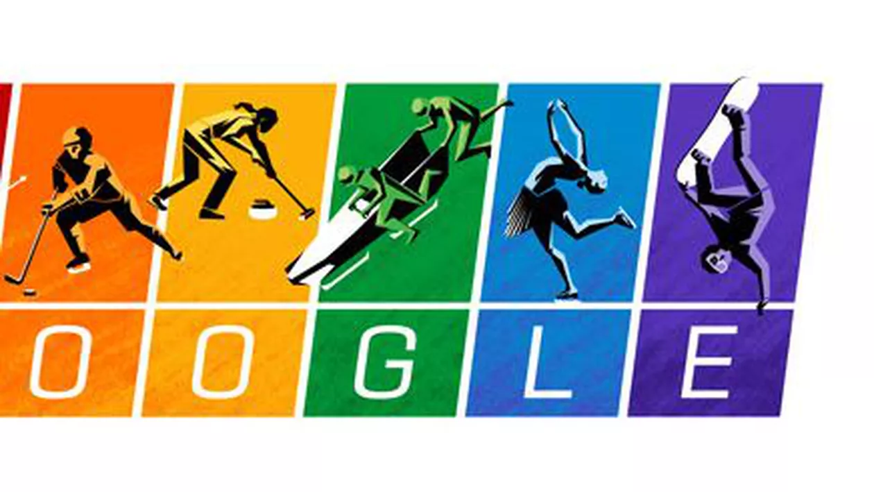 Google marchează debutul Jocurilor Olimpice de la Soci printr-un logo special (FOTO)
