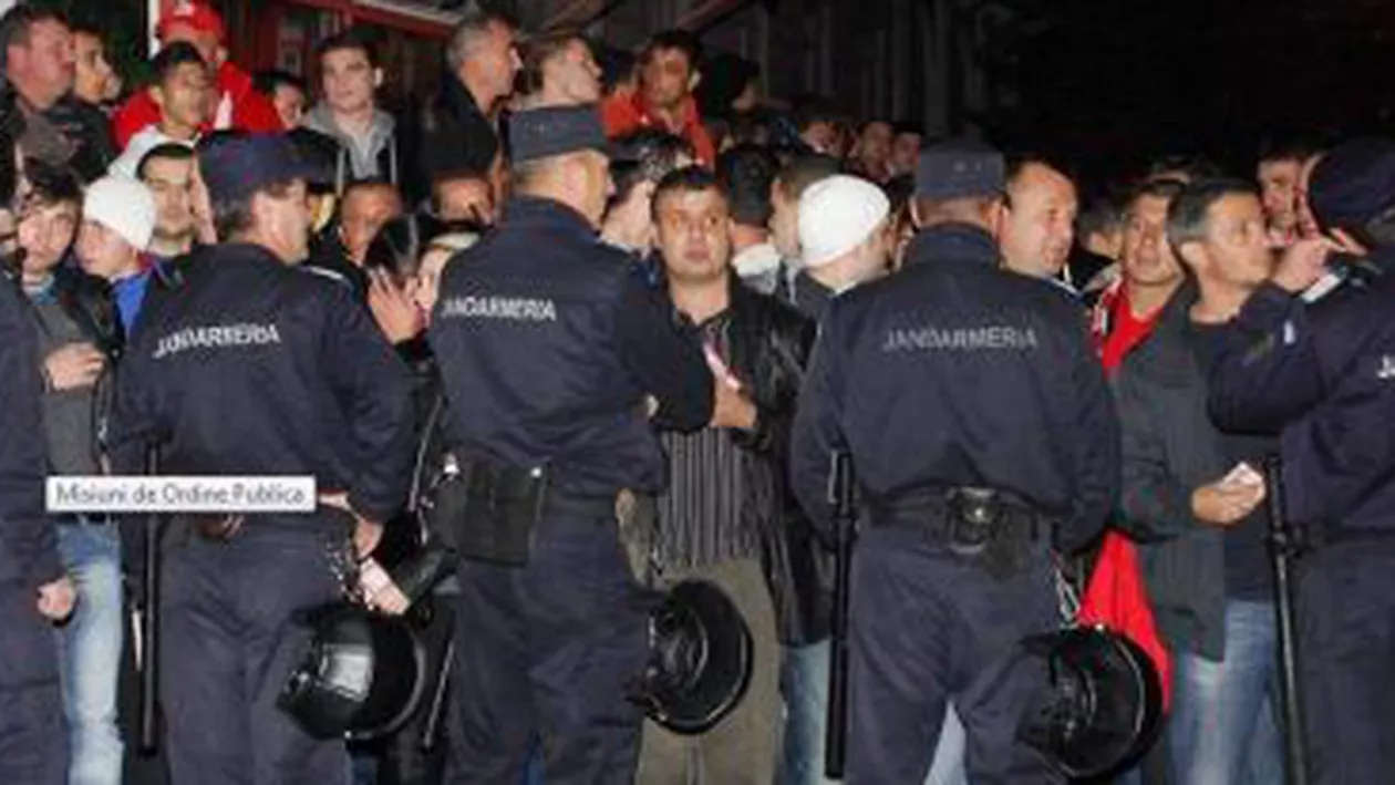 Ordinea publică la partida restantă a Ligii I dintre Steaua și U Cluj, asigurată de peste 200 de jandarmi