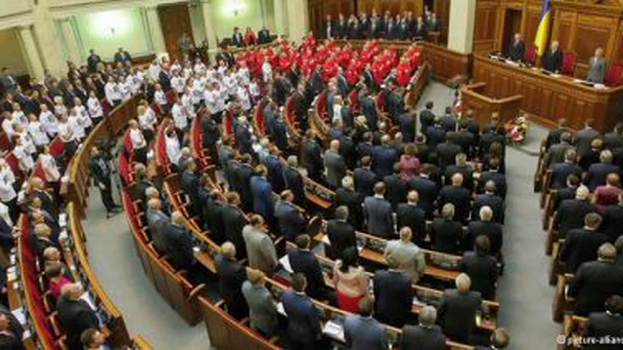 Parlamentul de la Kiev a abrogat o lege cu privire la limbile minorităților