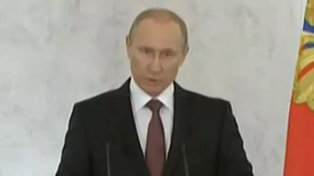 Putin a semnat decretul de alipire a peninsulei Crimeea la Rusia: Este un moment istoric. Peninsula este o zonă sfântă pentru ruși (VIDEO)