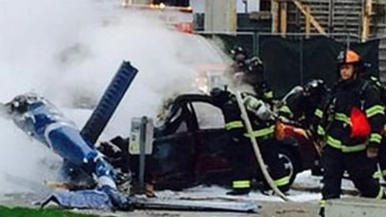 Două persoane au murit în urma prăbușirii unui elicopter în Seattle: Aparatul de zbor aparținea unei televiziuni locale