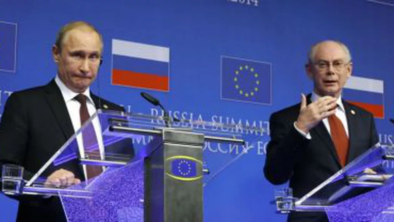 Herman Van Rompuy se va întâlni, miercuri, cu președintele rus la Moscova
