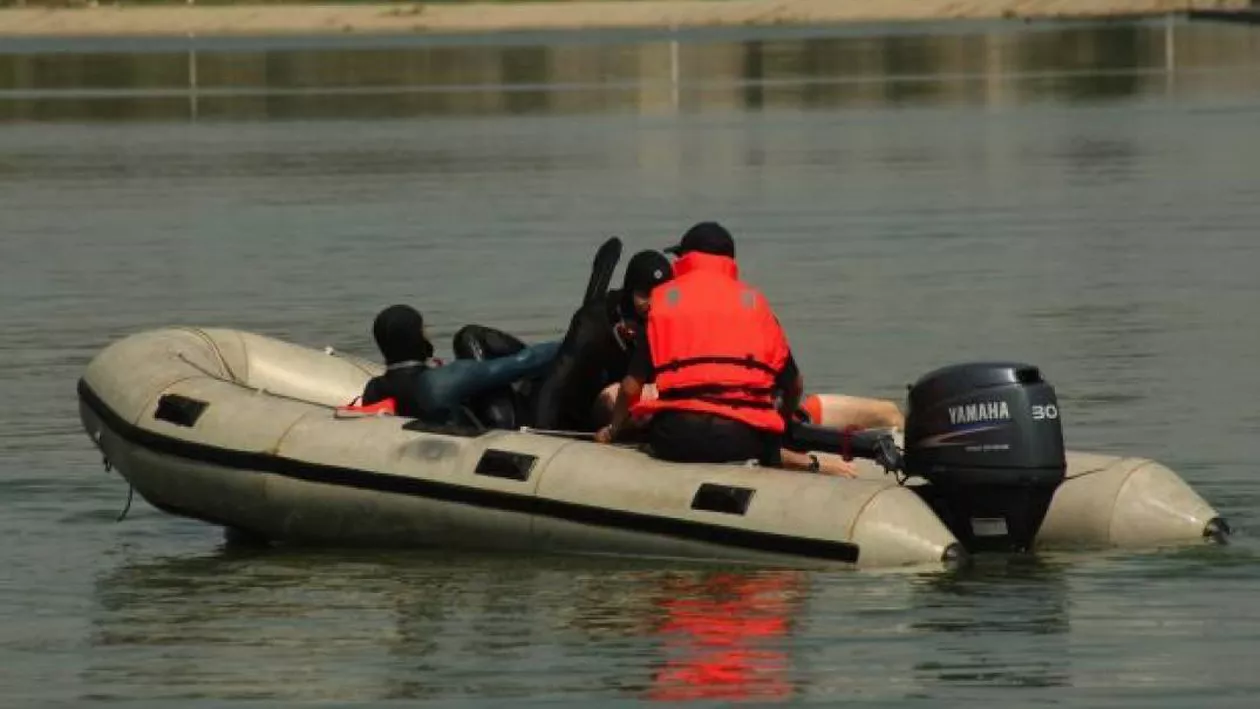 Argeș: Un copil dispărut este căutat în apele râului Teleorman