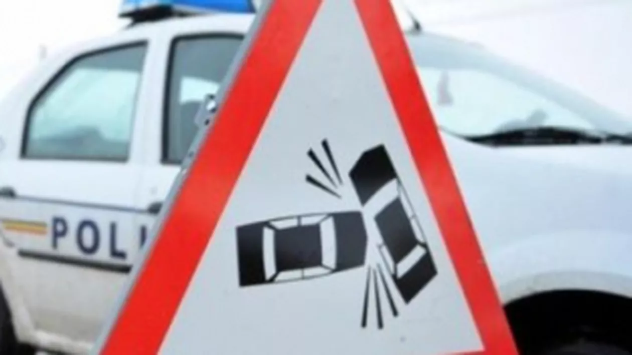 Un adolescent de 16 ani din Vaslui a ajuns la spital după ce a luat mașina tatălui său și a provocat un accident