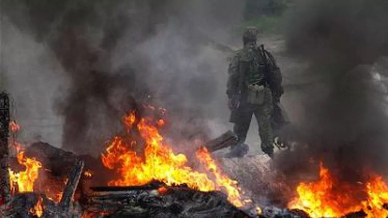 Numeroase explozii la Slaviansk, în urma referendumului privind independența regiunii față de Ucraina