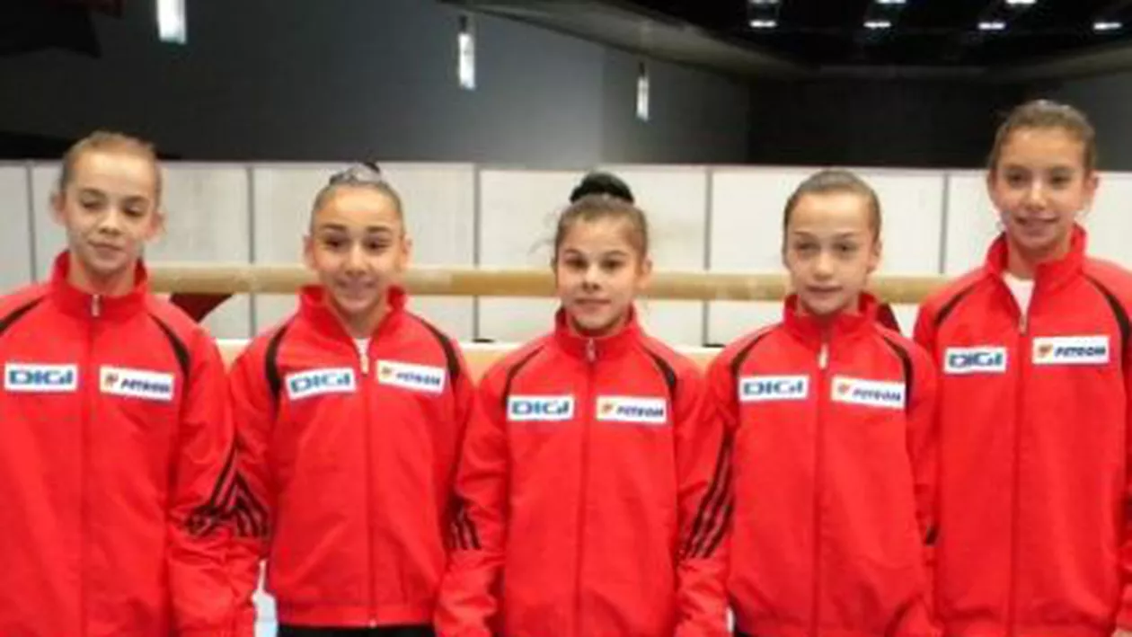 Echipa de gimnastică junioare a României, medalie de bronz la CE de la Sofia