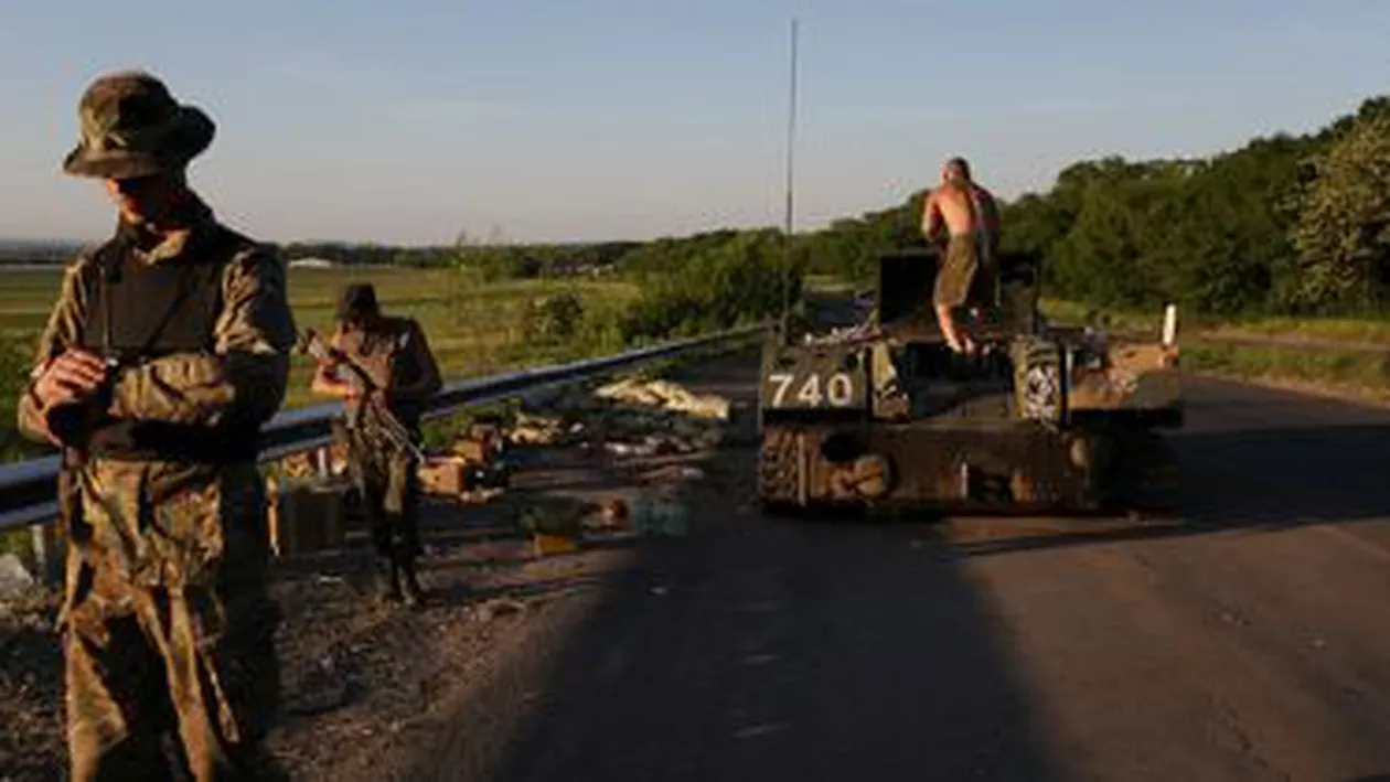 Confruntări armate la Slaviansk: Un militar uncrainean a fost ucis, iar alți doi au fost răniți