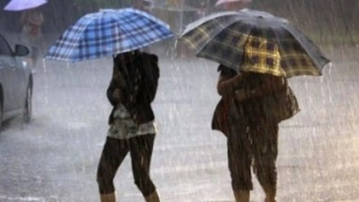 ANM: Cod galben de ploi și grindină în județele Dolj și Timiș