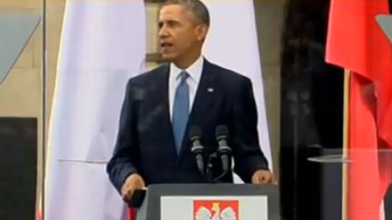 Barack Obama, la Varșovia:  Polonia, Lituania, Letonia, România nu vor fi singure. Suntem împreună acum și întotdeauna (VIDEO)