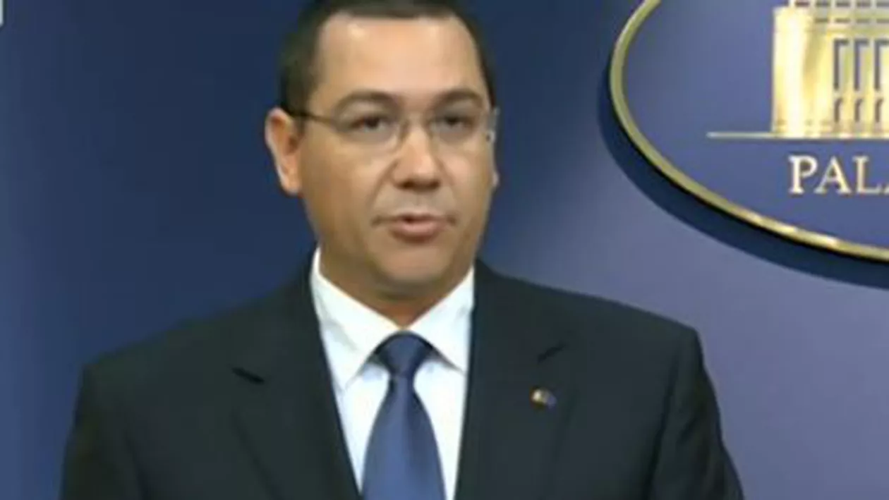 Ponta: Guvernul va trimite Parlamentului o lege pentru scăderea CAS cu 5% de la 1 octombrie. Măsura nu are acordul FMI (VIDEO)