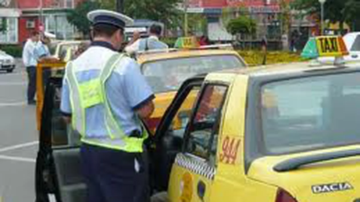 Peste 1.200 de taximetrişti, amendaţi de poliţişti într-o singură zi