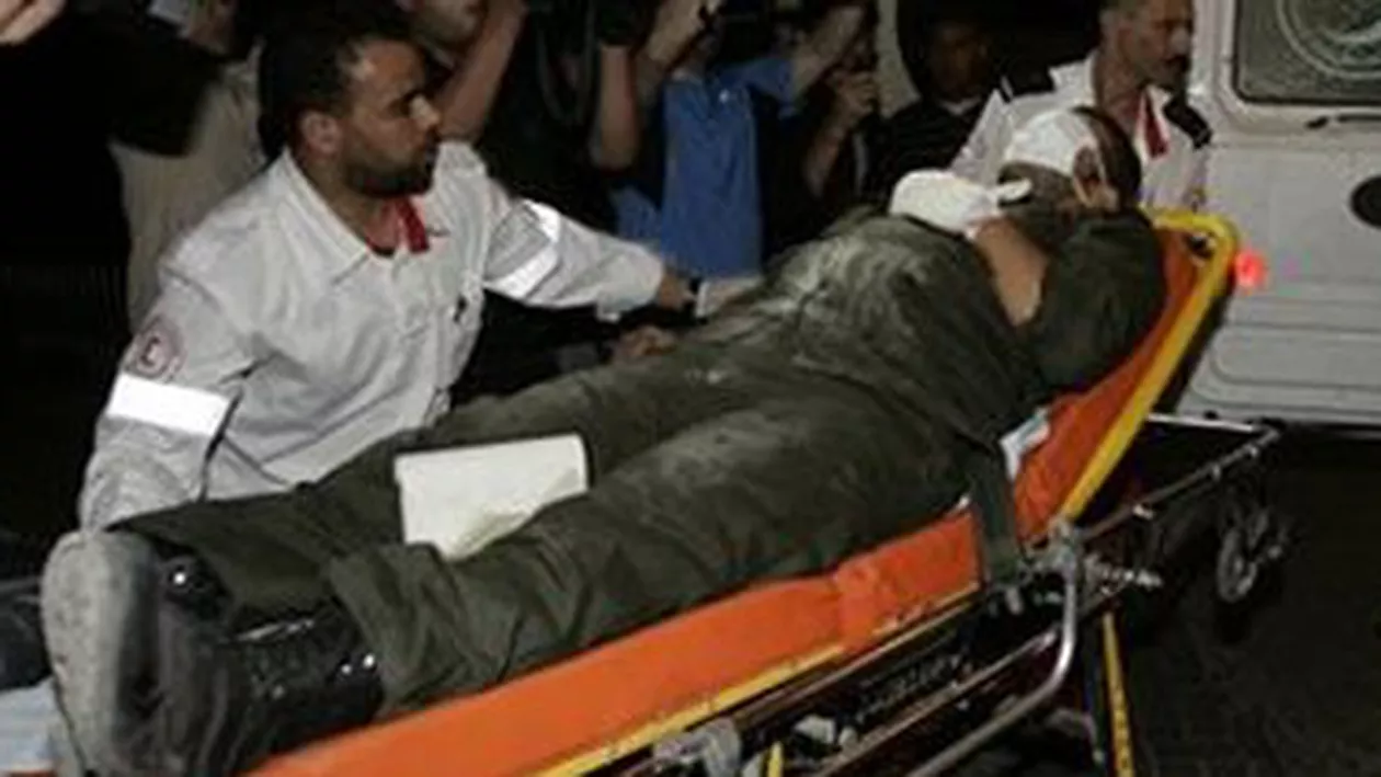 Patru palestinieni, printre care un copil, răniți într-o explozie produsă în Fâșia Gaza