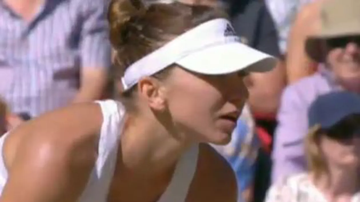 Simona Halep a fost eliminată de Eugenie Bouchard în semifinalele de la Wimbledon