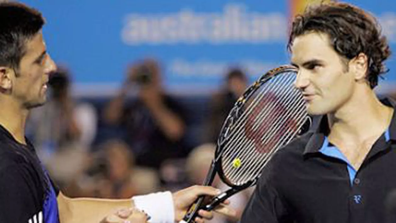 Roger Federer și Novak Djokovici, în finala de la Wimbledon