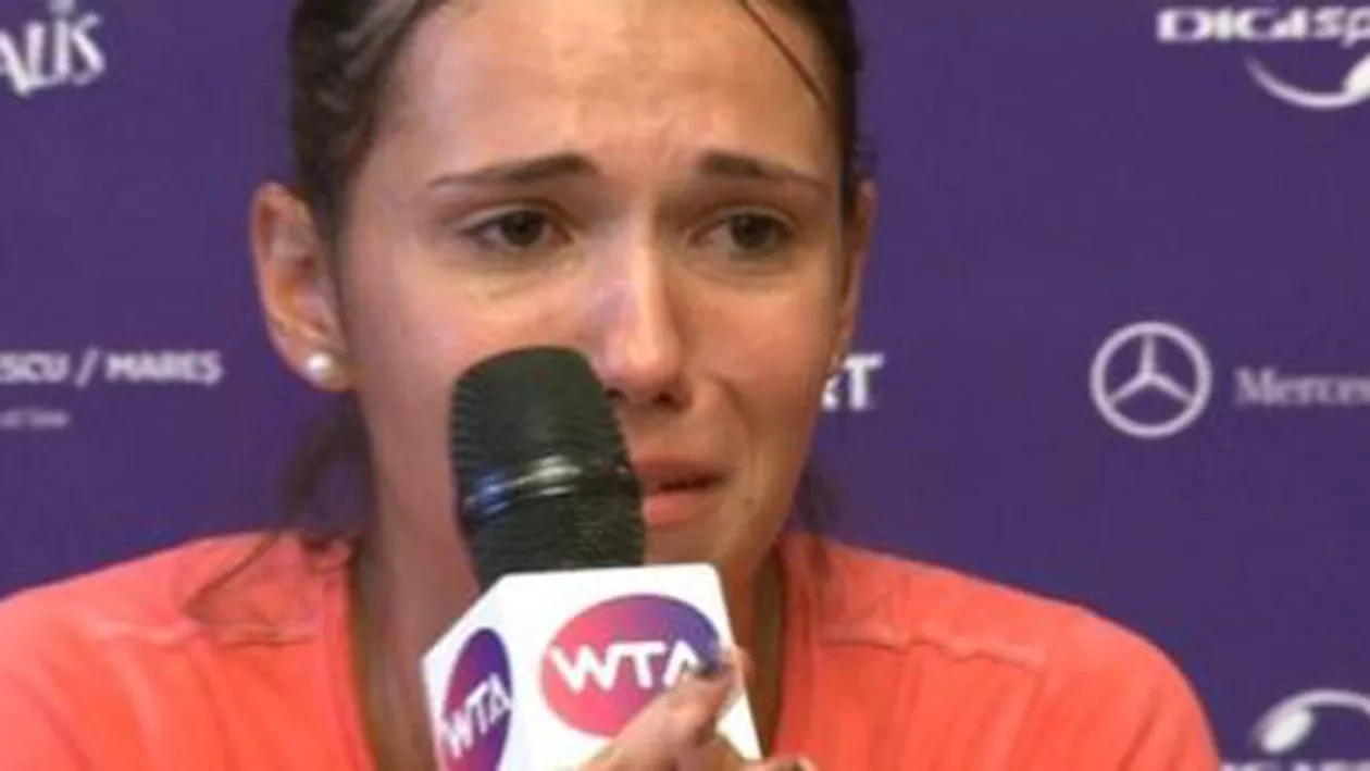Raluca Olaru a izbucnit în plâns după eliminarea de la Bucharest Open, explicând că în lipsa banilor nu mai poate participa la turnee de simplu