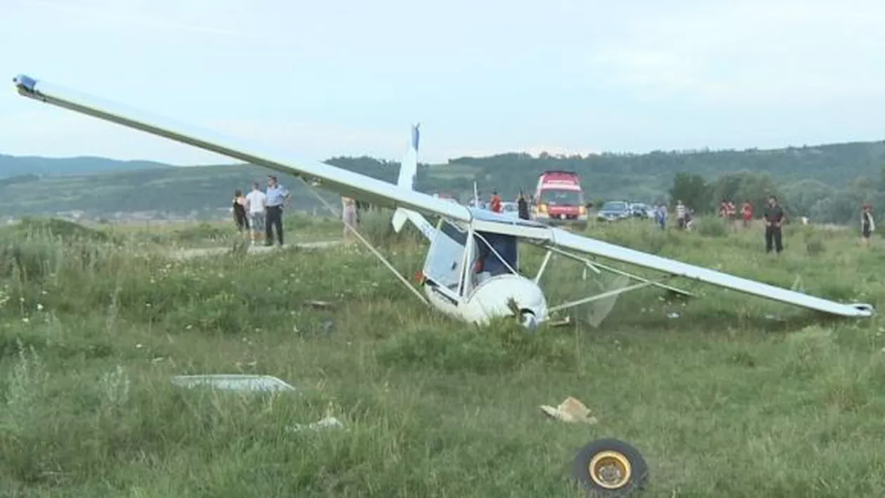 Avion ultrauşor prăbuşit în Ilfov: Martorul care a sunat la 112, nesigur pe ce a văzut