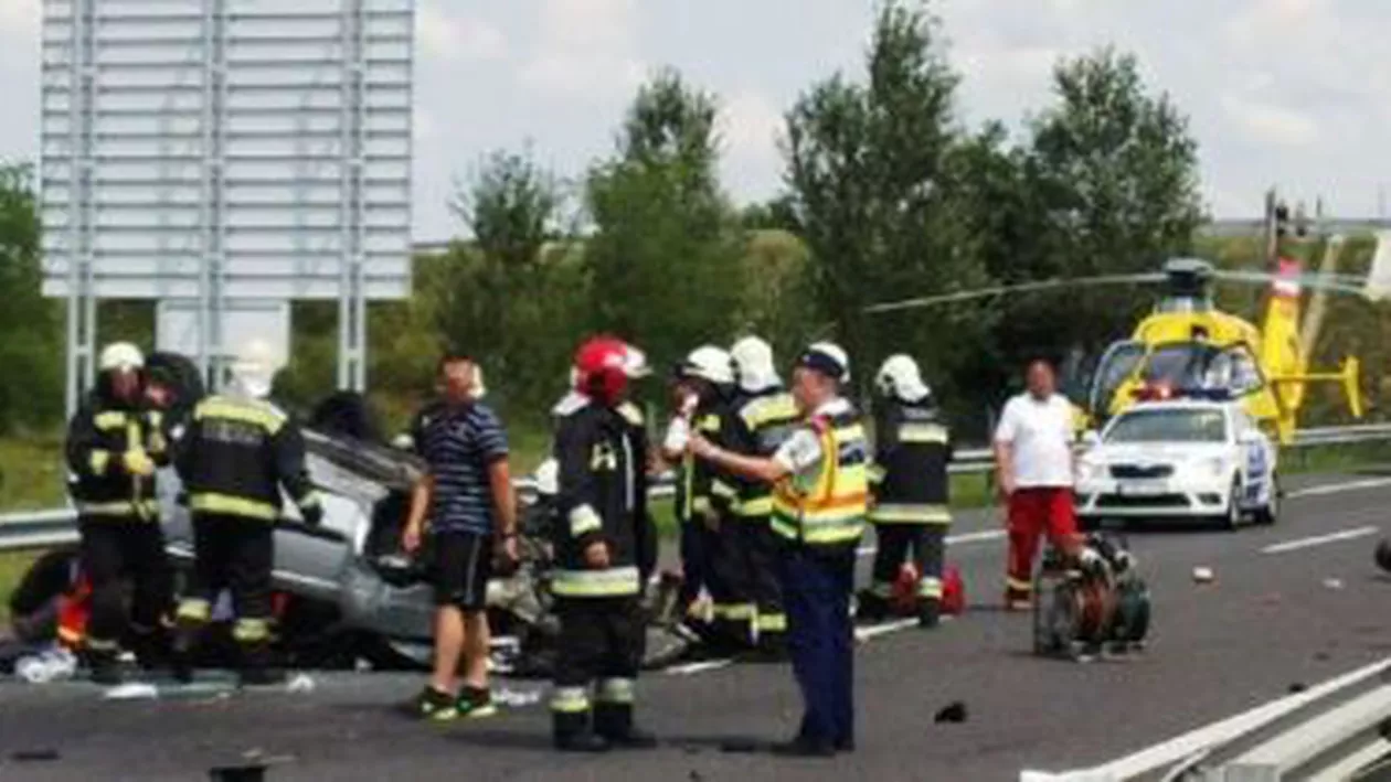 Un român a murit, iar alți patru au fost răniți într-un accident produs în Ungaria
