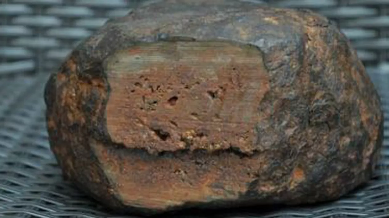 O bucată de meteorit vechi de 300 de ani, descoperită în curtea unei familii din Petroșani
