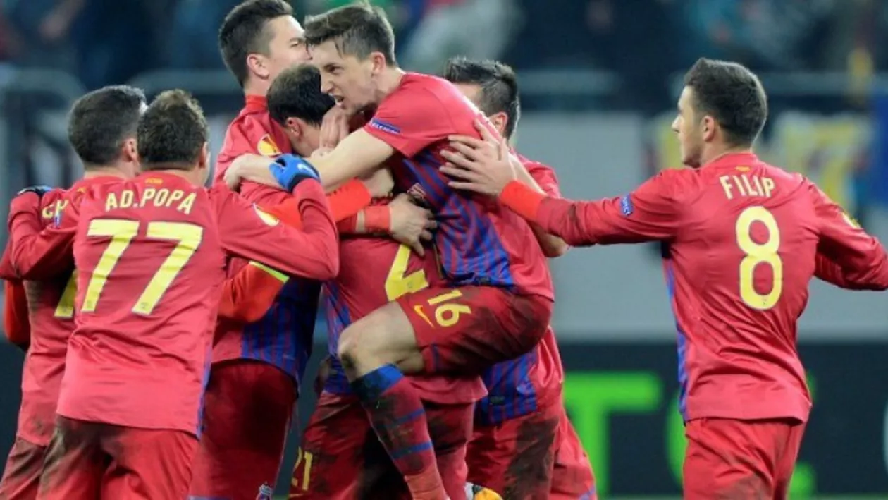 Steaua a învins FK Aktobe, scor 2-1, şi s-a calificat în play-off-ul Ligii Campionilor