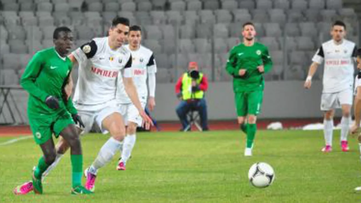 Liga I: Universitatea Cluj - Concordia Chiajna, scor 2-0