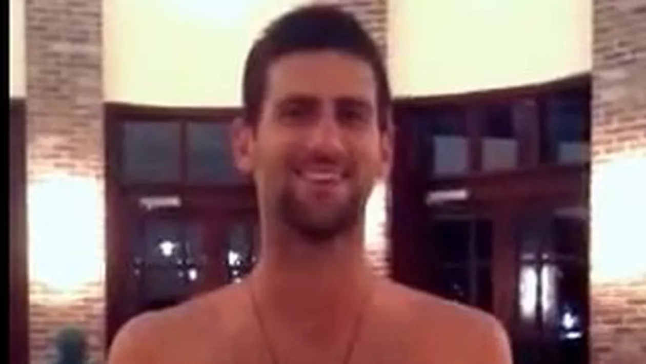 Novak Djokovici a acceptat provocarea ALS Ice Bucket și a făcut un adevărat show (VIDEO)