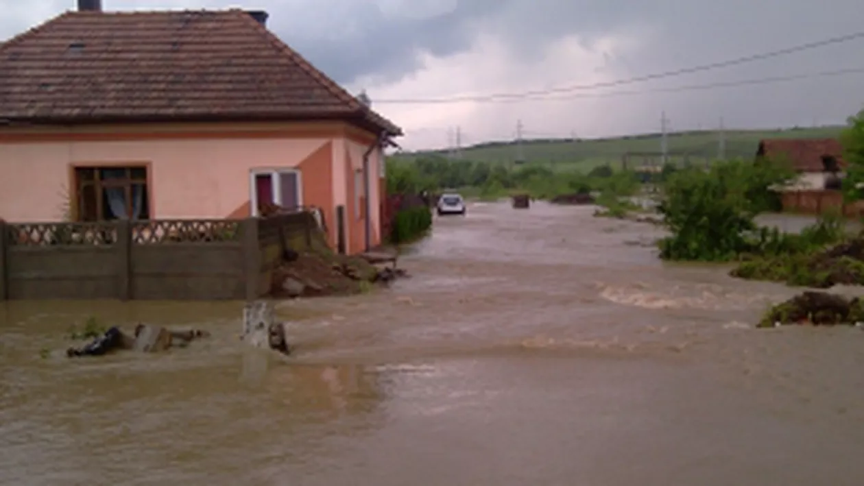 Cod galben de inundații pe râuri din județele Maramureș și Bistrița-Năsăud