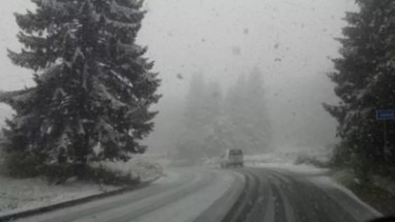 Regiunile muntoase din Bulgaria și Polonia, acoperite de ninsori: S-au înregistrat condiții de îngheț