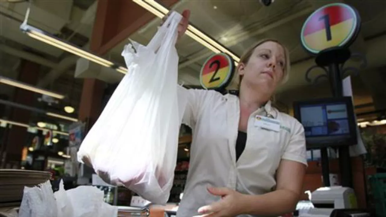 California a devenit primul stat american care interzice pungile din plastic