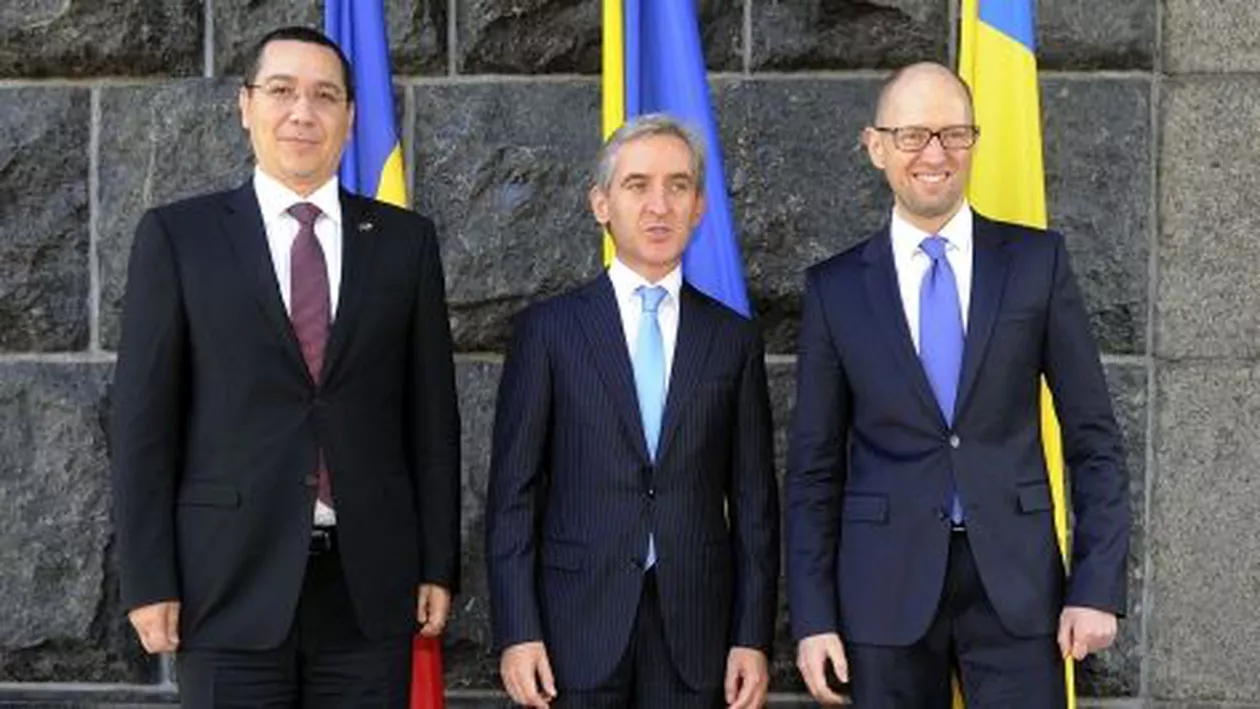 Premierul Victor Ponta a început o vizită de lucru la Kiev