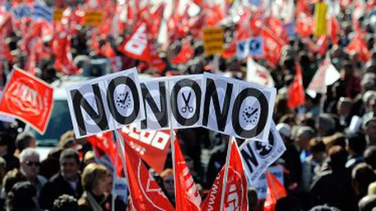 Proteste violente în centrul Madridului: Șase persoane au ajuns la spital