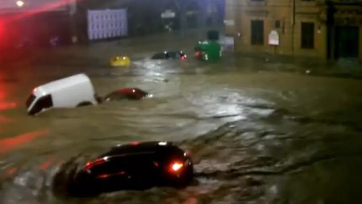 Un bărbat a murit în urma unor inundații în orașul italian Genova (VIDEO)