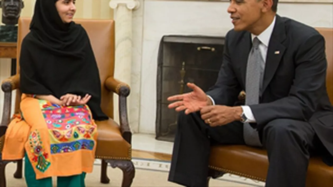 Barack Obama salută "pasiunea şi determinarea" adolescentei Malala Yousafzai