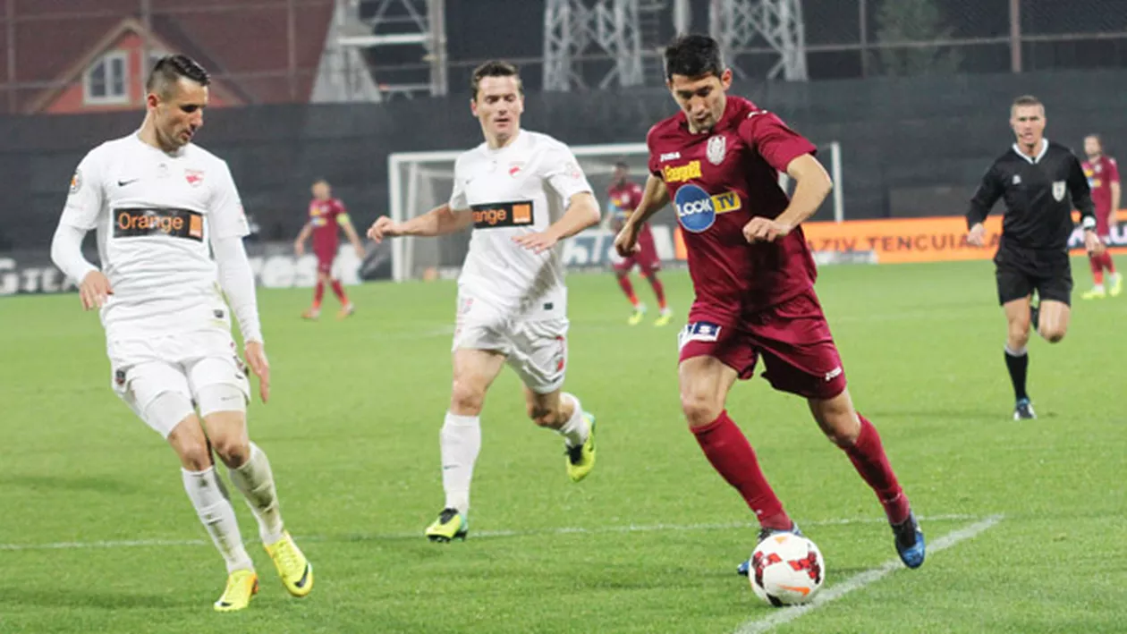 Liga I: CFR Cluj - Dinamo, scor 2-1