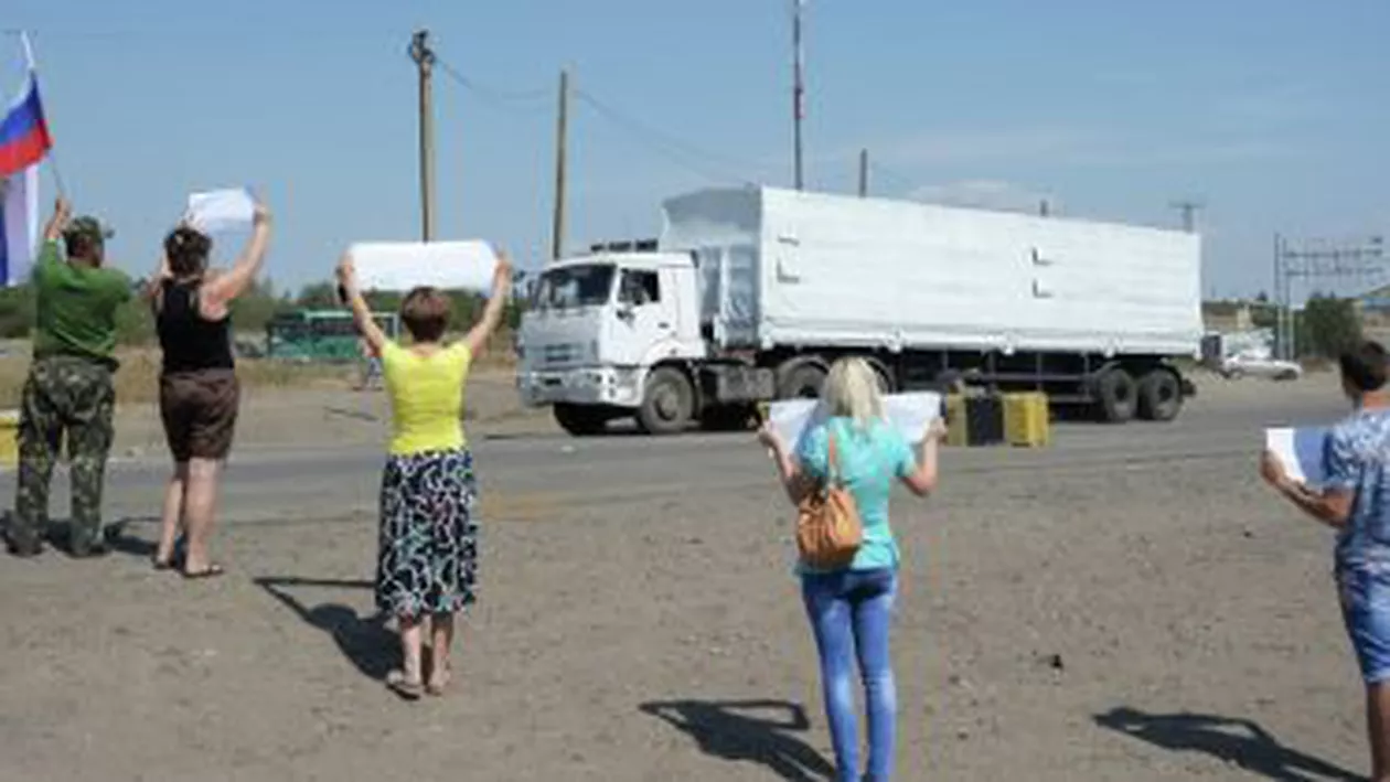 Ucraina: Un nou convoi umanitar rusesc a ajuns la Lugansk și Donețk
