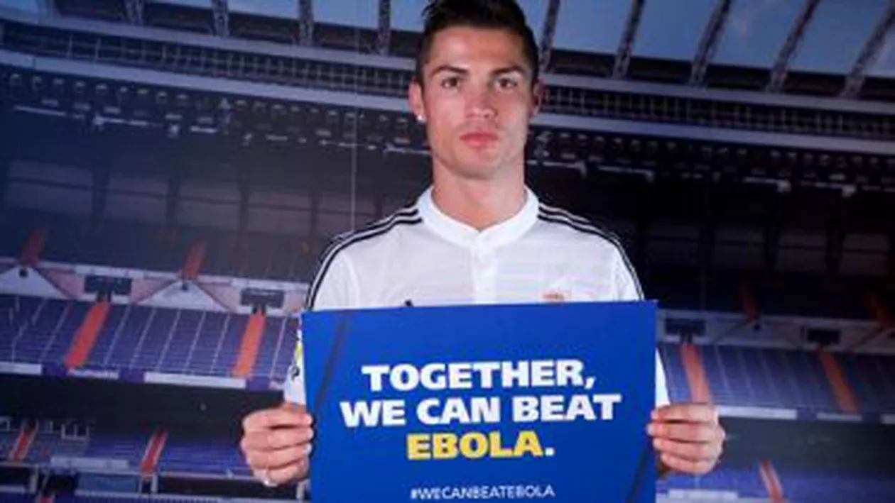 Cristiano Ronaldo, Neymar şi Drogba vor participa la o campanie contra Ebola