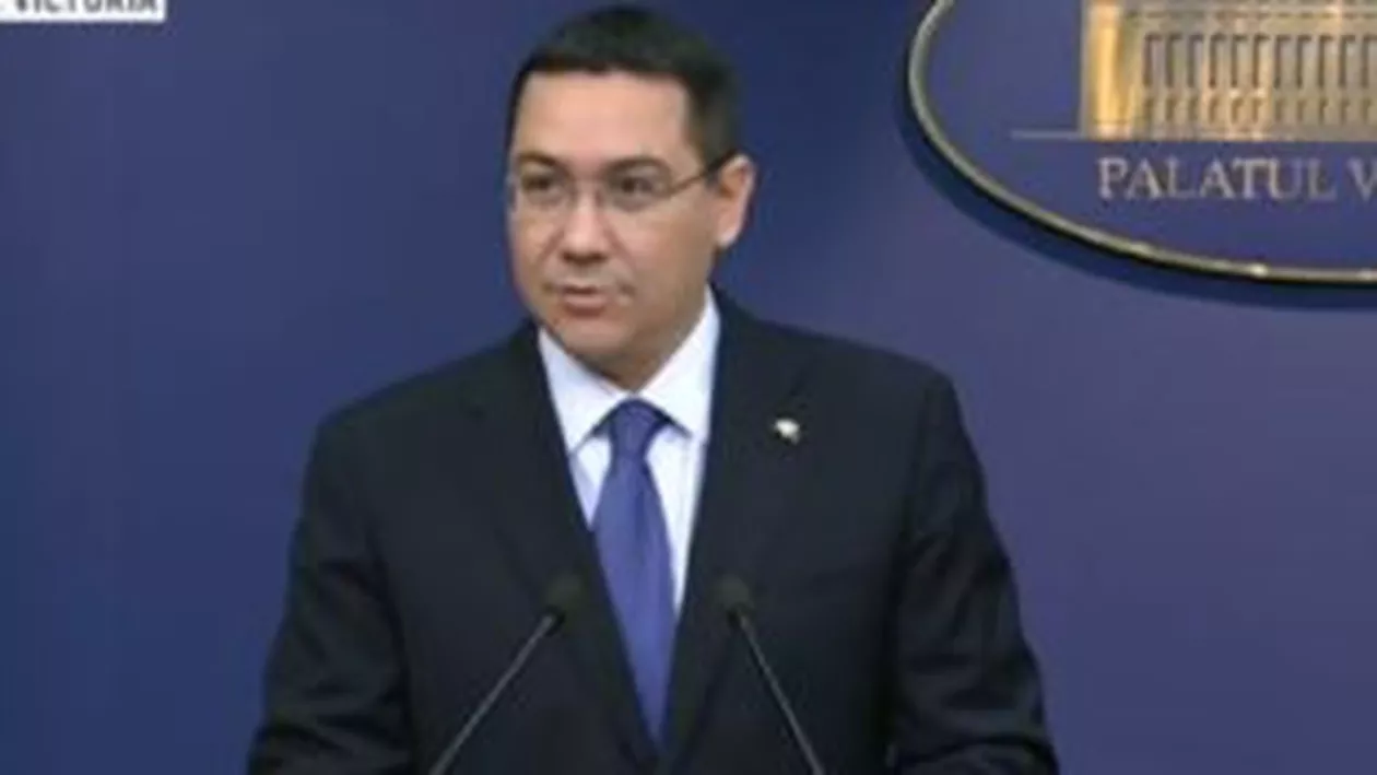 Premierul Victor Ponta și-a luat concediu până luni: Activitatea Guvernului, condusă de Gabriel Oprea