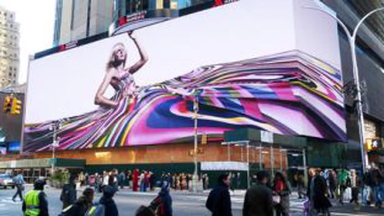 New York: Cel mai mare ecran digital de înaltă definiție din lume a fost inaugurat în Times Square