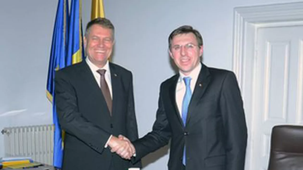 Klaus Iohannis a avut o întrevedere cu primarul Chișinăului, Dorin Chirtoacă, la București