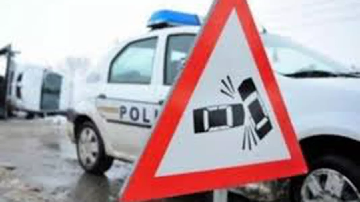 Un bărbat a murit, iar fiica sa a fost rănită după ce maşina în care se aflau s-a lovit de un camion