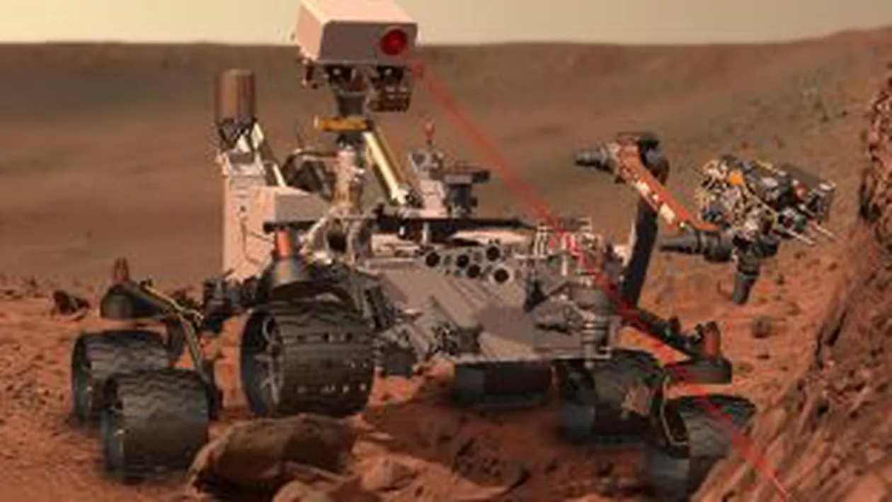 Robotul Curiosity al NASA a decoperit gaz metan și compuşi pe bază de carbon pe Marte