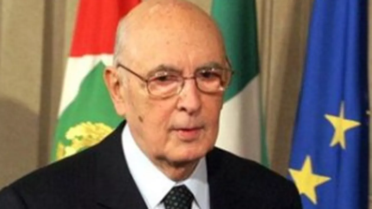Președintele Italiei, Giorgio Napolitano, și-a anunțat demisia