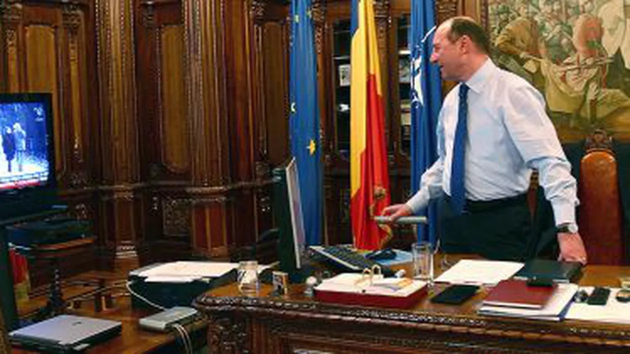 Biroul lui Traian Băsescu de la Palatul Cotroceni va fi sigilat