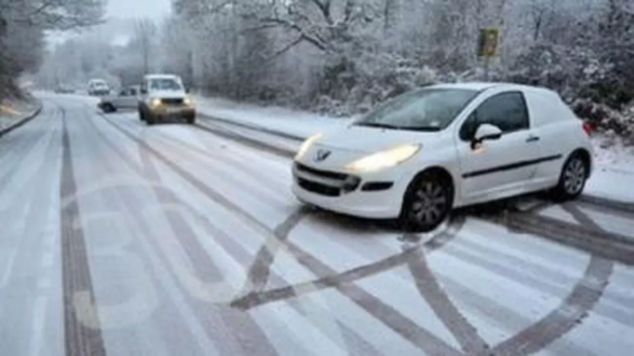 Cod galben de lapoviță și polei în județele Timiș și Arad