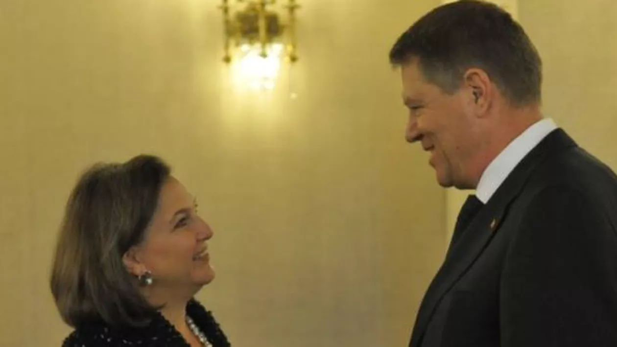 Klaus Iohannis s-a întâlnit cu oficialul american Victoria Nuland, la Cotroceni (VIDEO)