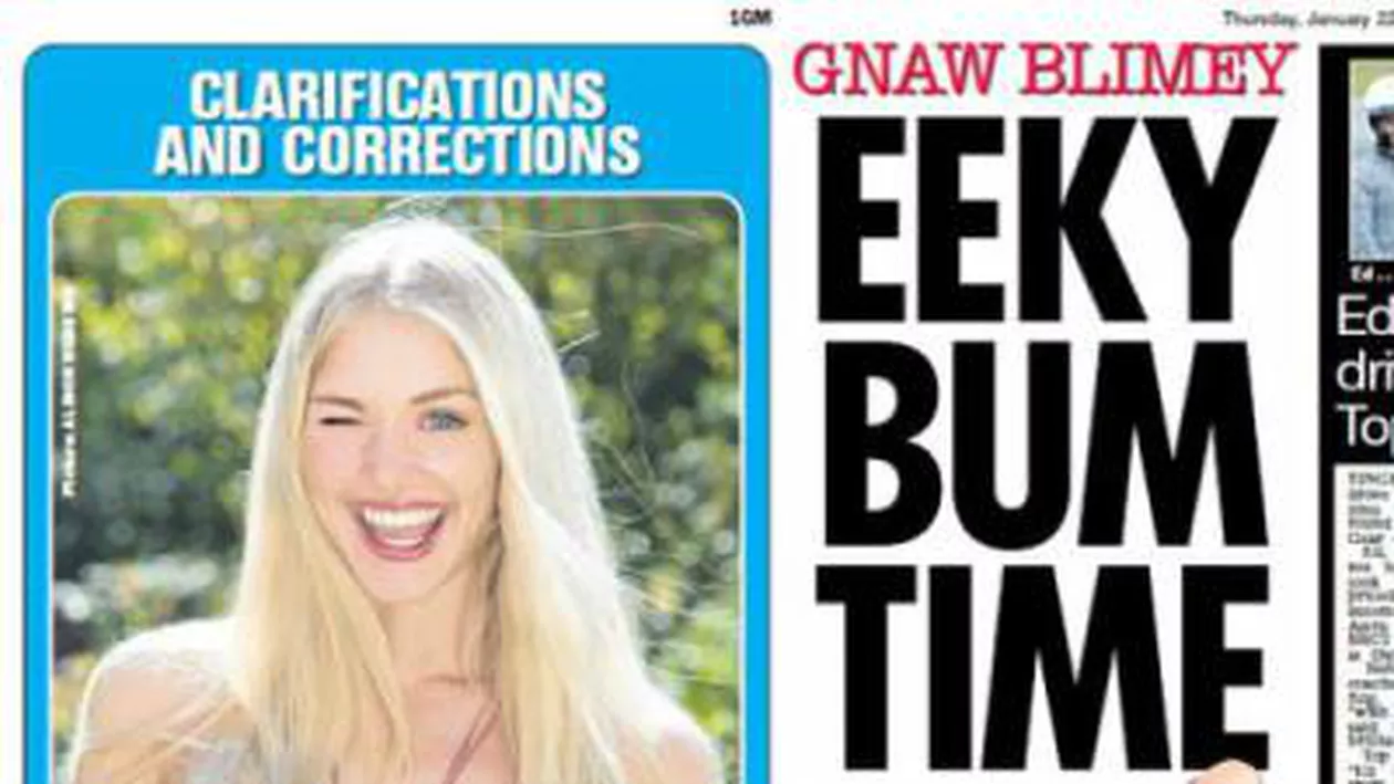 Pe pagina 3 din The Sun a apărut o femeie topless, în ciuda informațiilor că ziarul renunță la aceste fotografii