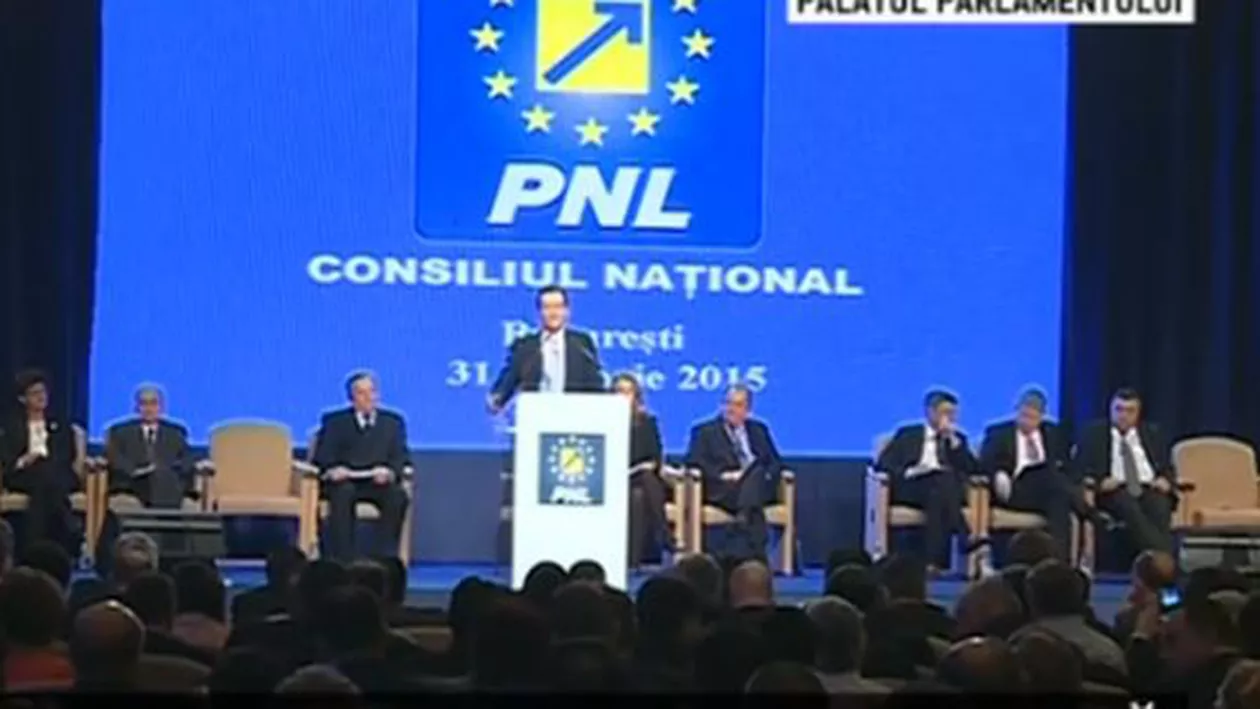 PNL vrea la guvernare. Fuziunea PNL - PDL a fost aprobată la primul Consiliul Naţional al partidului în noua formulă (VIDEO)