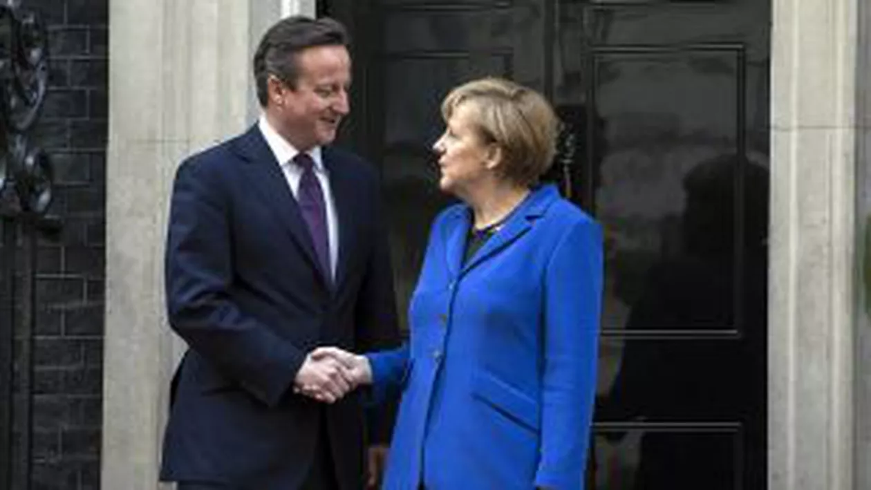 Angela Merkel se va întâlni cu David Cameron, pe 7 ianuarie, la Londra