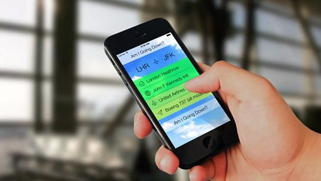 O companie din Londra a creat o aplicație de mobil care calculează probabilitatea de a te prăbuși cu avionul