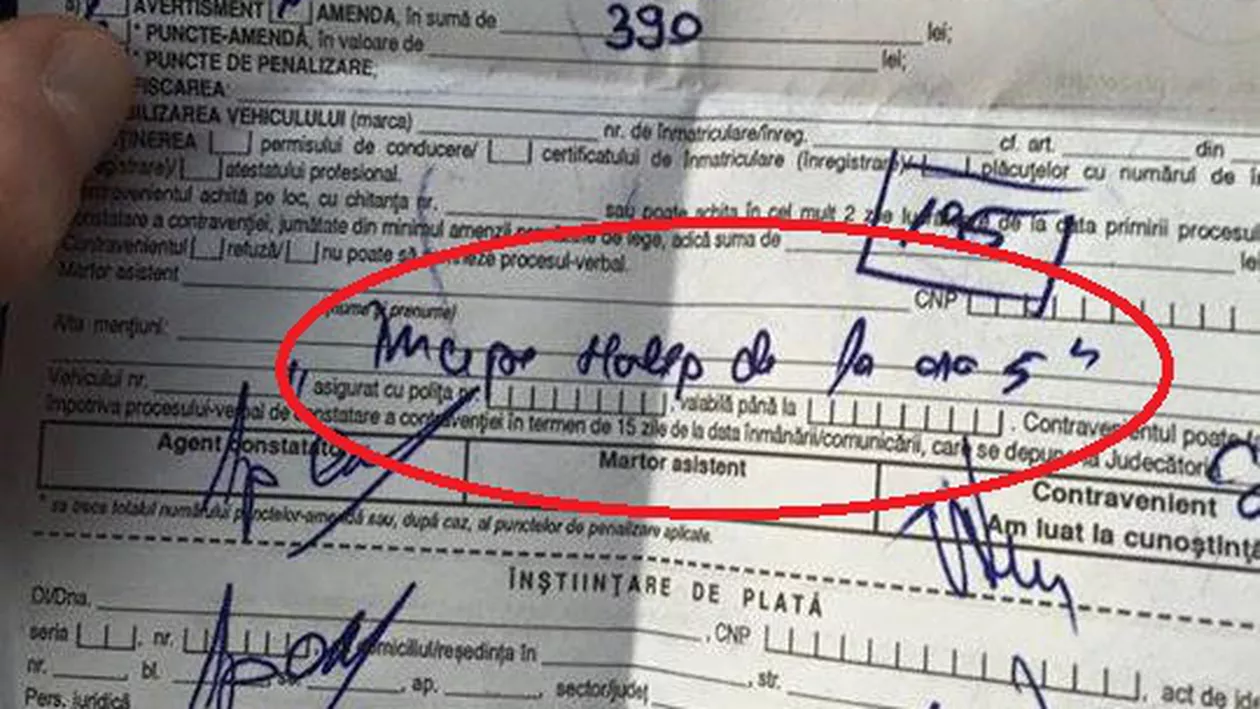 Motivul dat de un șofer din Bistrița pentru că a depășit viteza legală: „Începe Halep de la 5”  (FOTO)
