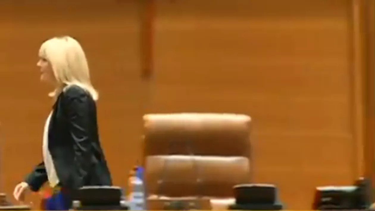 Elena Udrea a ajuns în Parlament: O să auziți ce am de spus. Nu pot vorbi despre cauză (VIDEO)